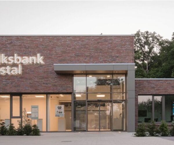 Gebäude der Volksbank Emstal Filiale in Altenberge